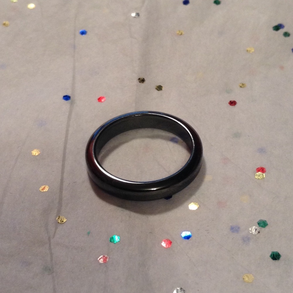 Hematite Thin Ring